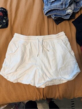 Women's White Bride Shorts